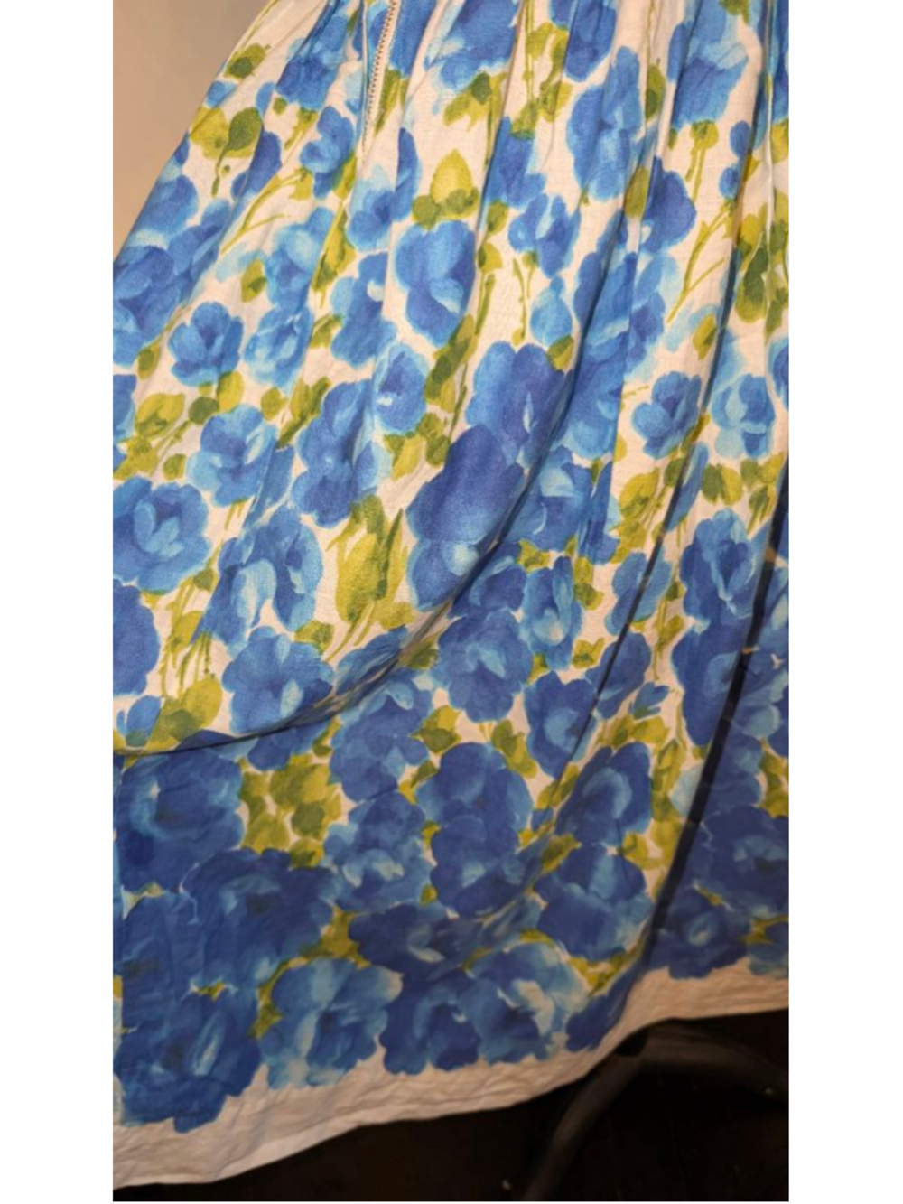vintage 1950s Floral Cotton Dress - Picture 10 of 16